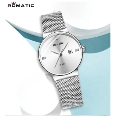 Đồng hồ nữ Romatic 4 vạch Ruby Italia Dây titanium sang trọng tặng hộp và pin