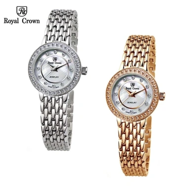 Đồng Hồ Nữ Royal Crown 3.650 Chính Hãng Dây Kim Loại – Chống Nước, Chống Xước, Giá 1.795.000₫