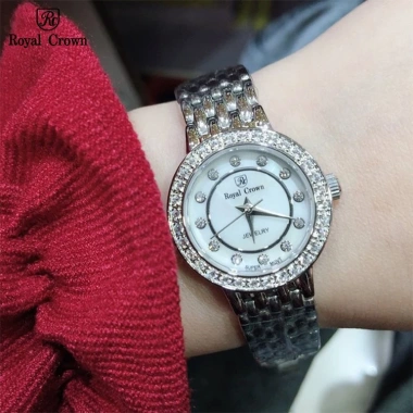 Đồng Hồ Nữ Royal Crown 3.650 Chính Hãng Dây Kim Loại – Chống Nước, Chống Xước, Giá 1.795.000₫