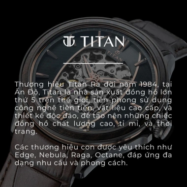 Đồng hồ nữ SONATA Utsav 26.2mm dây thép không gỉ màu nâu - Giá ưu đãi 1.349.100₫