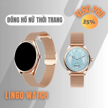Dong Ho Nu Thong Minh VL60 PRO Thể Thao Chạy Bộ, Gọi Bluetooth, IP68, Giao Diện 3D – Giá 1.59 triệu