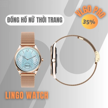 Dong Ho Nu Thong Minh VL60 PRO Thể Thao Chạy Bộ, Gọi Bluetooth, IP68, Giao Diện 3D – Giá 1.59 triệu