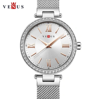 Đồng hồ nữ Venus Korea viền đá sang trọng - 1.240.000 VND, tặng hộp và pin