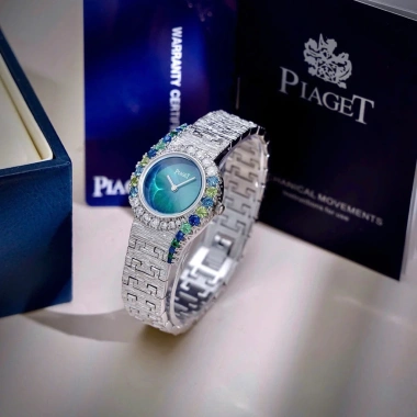 Đồng hồ nữ xanh ngọc, thép không gỉ mạ Platin, kính sapphire 26mm - 2.6 triệu Đồng hồ nữ xanh ngọc, thép không gỉ mạ Platin, kính sapphire 26mm - 2.6 triệu