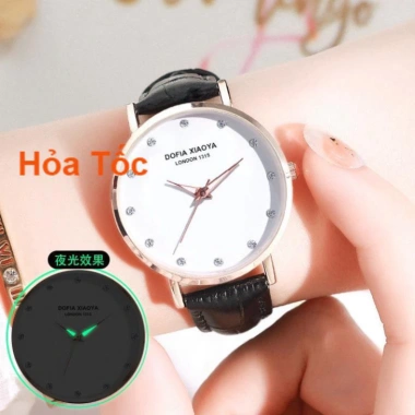 Đồng hồ nữ XIAOYA 1.315 cao cấp: Thiết kế tinh tế, dây da thật, giảm còn 1,5 triệu