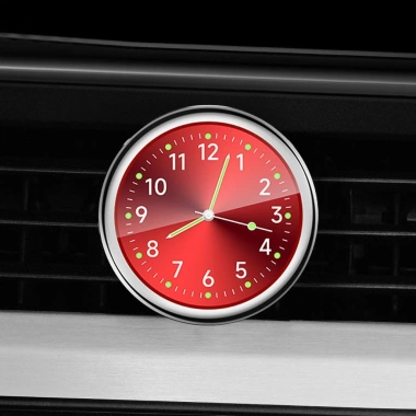 Đồng hồ ô tô phát sáng Air Vent Stick-On Quartz Analog 4cm - Giá 77.000₫