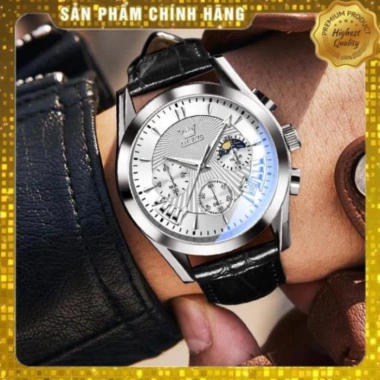 Đồng hồ OLEVS 2.876 – Dây da bò, chống nước sâu, phát sáng, giảm 23% 2.05 triệu 4