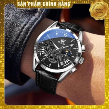 Đồng hồ OLEVS 2.876 – Dây da bò, chống nước sâu, phát sáng, giảm 23% 2.05 triệu 9