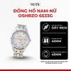 Đồng hồ Oshrzo 6.533g nam/nữ mặt la mã dây kim loại, chống nước thời trang - 340k