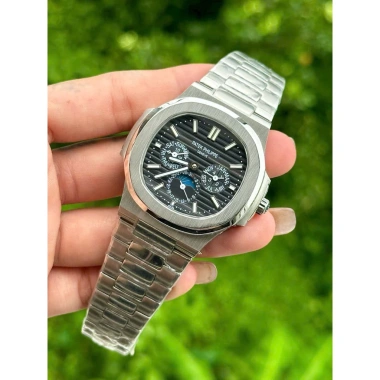 Đồng hồ Patek Philippines automatic Nhật 40mm, vành trơn thép 316L, dây da và kim loại - Giá ưu đãi 2.650.000₫ Đồng hồ Patek Philippines automatic Nhật 40mm, vành trơn thép 316L, dây da và kim loại - Giá ưu đãi 2.650.000₫