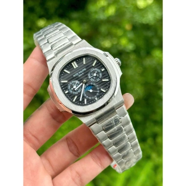 Đồng hồ Patek Philippines automatic Nhật 40mm, vành trơn thép 316L, dây da và kim loại - Giá ưu đãi 2.650.000₫ 5 Đồng hồ Patek Philippines automatic Nhật 40mm, vành trơn thép 316L, dây da và kim loại - Giá ưu đãi 2.650.000₫ 5