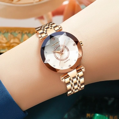 Đồng hồ pha lê cao cấp nữ sang trọng, thời trang, giảm giá 22% chỉ 109k 4