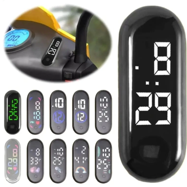 Đồng hồ phát sáng mini nhãn dán chống nước, kỹ thuật số nhỏ bám dính mạnh pomervn 34.100 VND