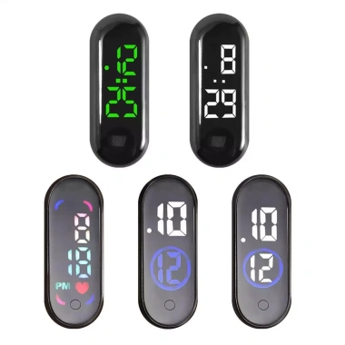 Đồng hồ phát sáng mini nhãn dán chống nước, kỹ thuật số nhỏ bám dính mạnh pomervn 34.100 VND