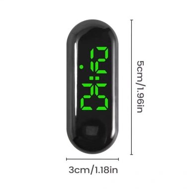 Đồng hồ phát sáng mini nhãn dán chống nước, kỹ thuật số nhỏ bám dính mạnh pomervn 34.100 VND
