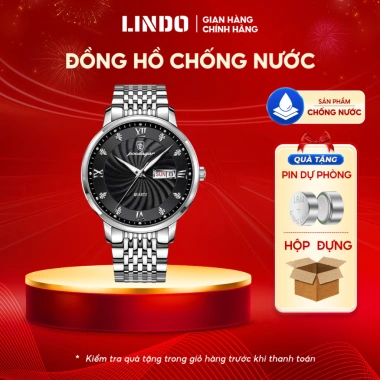 Đồng Hồ Poedagar P827 Dây Thép Màu Demi Trắng Vàng - Cá Tính, Giá 185k