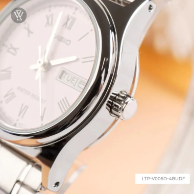 Đồng Hồ Quartz Nữ Casio LTP-V006D-4BUDF Màu Hồng Dây Thép Chống Nước 917.580₫