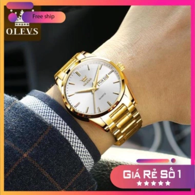 Đồng hồ quartz OLEVS 6.898G nam – Dây thép không gỉ, dạ quang, chống nước, 1,800,000₫
