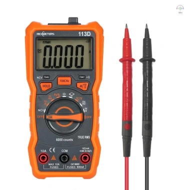 Đồng hồ RICHMETERS RM113D NCV 6.000 - Đo nhiệt độ, AC/DC, đèn flash, màn hình lớn, hút từ tính, 403.314₫ 6
