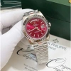 Đồng Hồ Rolex Daydate Mặt Đỏ Lửa Máy Cơ Nhật 38/41mm Bảo Hành 2 Năm Giá 2.560.000₫ 4