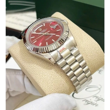 Đồng Hồ Rolex Daydate Mặt Đỏ Lửa Máy Cơ Nhật 38/41mm Bảo Hành 2 Năm Giá 2.560.000₫ 7