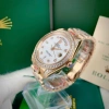 Đồng hồ Rolex full đá CZ mặt khảm trai vàng hồng - Máy cơ Nhật 38-41mm - Giá ưu đãi 2,577,465₫ 2