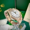 Đồng hồ Rolex full đá CZ mặt khảm trai vàng hồng - Máy cơ Nhật 38-41mm - Giá ưu đãi 2,577,465₫ 3