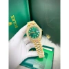 Đồng Hồ Rolex Full Đá CZ Mặt Xanh Lá Vỏ Vàng Máy Cơ Nhật 38/41mm - Giá 2.66 Triệu 2