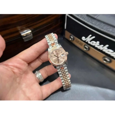 Đồng Hồ ROLEX Nữ 31mm GM Bọc Vàng 18K Cọc Số Kim Cương Thiên Nhiên Kiểm Định 3 Đồng Hồ ROLEX Nữ 31mm GM Bọc Vàng 18K Cọc Số Kim Cương Thiên Nhiên Kiểm Định 3