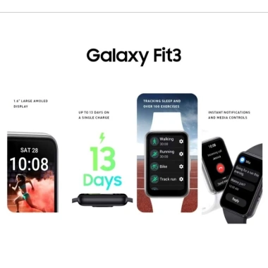 Đồng Hồ Samsung Galaxy Fit3 - Theo dõi sức khỏe, nhịp tim, giá 688.666₫, giảm 20%