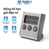 Đồng Hồ Số Chome N06 Đếm Ngược Báo Thức Thép Không Gỉ LCD 3 Nút - 44.000₫