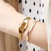 Đồng hồ thạch anh NLINNI nữ - Dây thép không gỉ, chống thấm nước, mỏng thanh lịch, sang trọng 8