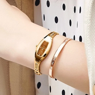Đồng hồ thạch anh NLINNI nữ - Dây thép không gỉ, chống thấm nước, mỏng thanh lịch, sang trọng