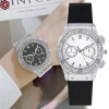 Đồng hồ thạch anh unisex YK - Silicon đính kim cương, thời trang nam nữ, giảm giá 121.000 VND