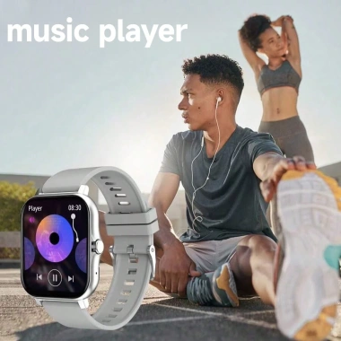 Đồng hồ thể thao 2.025 nam nữ Bluetooth, theo dõi thể dục, màn hình hiển thị, tương thích Android iOS - chỉ 206.800₫ 4