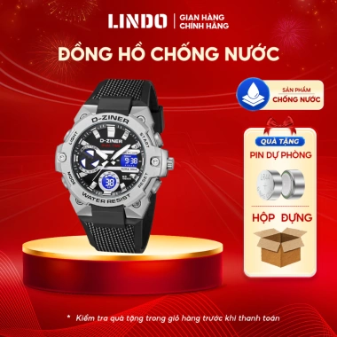 Đồng hồ thể thao nam D-ZINER DZ8.302, chống nước 30m, bền bỉ, bảo hành 12 tháng - 359.000₫