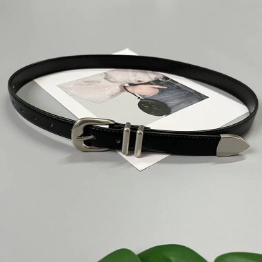 Đồng hồ thời trang chất lượng cao, khóa bạc, dây da thật chính hãng Unisex màu đen 6 Đồng hồ thời trang chất lượng cao, khóa bạc, dây da thật chính hãng Unisex màu đen 6