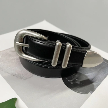 Đồng hồ thời trang chất lượng cao, khóa bạc, dây da thật chính hãng Unisex màu đen 10 Đồng hồ thời trang chất lượng cao, khóa bạc, dây da thật chính hãng Unisex màu đen 10