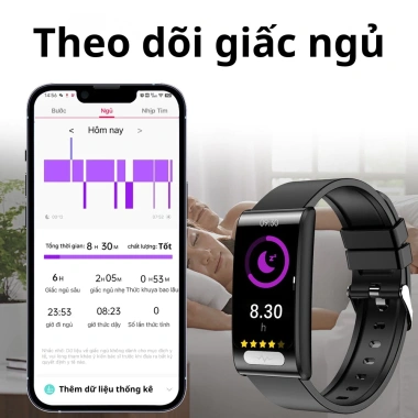 Đồng hồ thông minh đo nhịp tim, đường huyết, oxy máu, chống nước - 1.19tr 2