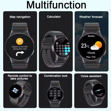 Đồng hồ thông minh Galaxy 2.025 Smart Watch 7 GPS - La bàn, thể thao, nhịp tim, gọi BT, màn hình AMOLED HD - 300.300 VND 3