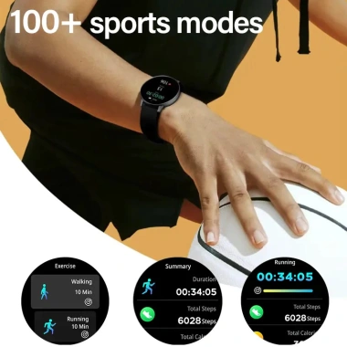 Đồng hồ thông minh GT2 màn hình cảm ứng, thể thao, đo nhịp tim, gọi Bluetooth Android iOS