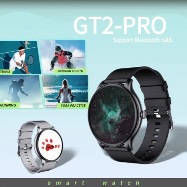 Đồng hồ thông minh GT2 màn hình cảm ứng, thể thao, đo nhịp tim, gọi Bluetooth Android iOS