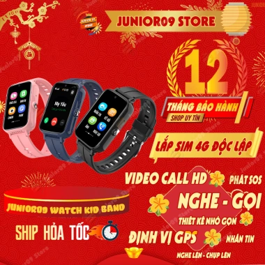 Đồng hồ thông minh JUNIOR09 – GPS định vị, Video Call, Lắp SIM, Giá 1,199,000₫