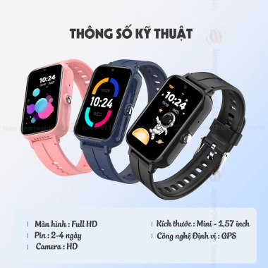 Đồng hồ thông minh JUNIOR09 – GPS định vị, Video Call, Lắp SIM, Giá 1,199,000₫
