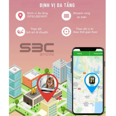 Đồng hồ thông minh KidPro KT18 4G GPS gọi video chống nước IPX7 - 630.000₫