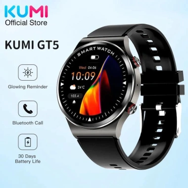 Đồng hồ thông minh KUMI GT5 - Kết nối App, trả lời cuộc gọi, tin nhắn, theo dõi sức khỏe, vận động - Giá chỉ 450.000₫ (Giá gốc 567.000₫)