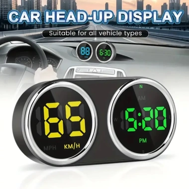 Đồng hồ thông minh kỹ thuật số GPS đo tốc độ HUD, báo quá tốc độ, 7 màu - Giá ưu đãi 232.710 VND