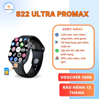Đồng Hồ Thông Minh Lắp Sim S16 Ultra ProMax Gen5 - Nghe Gọi, Nút Home Cảm Ứng, Cao Cấp, Giá 2,5 Triệu 2 Đồng Hồ Thông Minh Lắp Sim S16 Ultra ProMax Gen5 - Nghe Gọi, Nút Home Cảm Ứng, Cao Cấp, Giá 2,5 Triệu 2