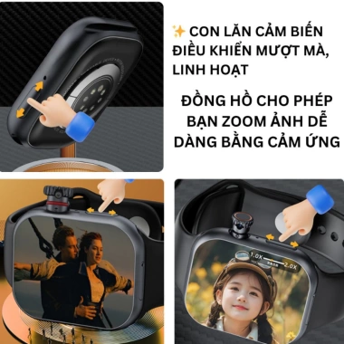 Đồng Hồ Thông Minh Lắp Sim S16 Ultra ProMax Gen5 - Nghe Gọi, Nút Home Cảm Ứng, Cao Cấp, Giá 2,5 Triệu 6 Đồng Hồ Thông Minh Lắp Sim S16 Ultra ProMax Gen5 - Nghe Gọi, Nút Home Cảm Ứng, Cao Cấp, Giá 2,5 Triệu 6