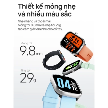 Đồng hồ thông minh Mibro C4 2.01 inch Gọi Bluetooth, đo sức khỏe, giá 689.000₫ 3